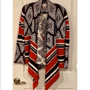 Knox Rose long sleeve Aztec flare cardigan